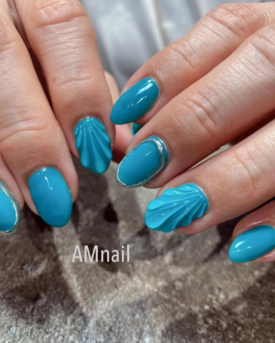 ネイル アートネイル グラデーション 持ち込み ワンカラーネイル ハンドネイル Am:nail 柏 SUE（スゥ）のネイルデザイン