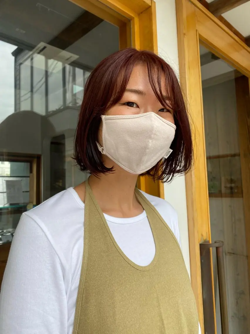 ショート カラー ヘアアレンジ マツエク・マツパ shoji༄ mikuのヘアスタイル