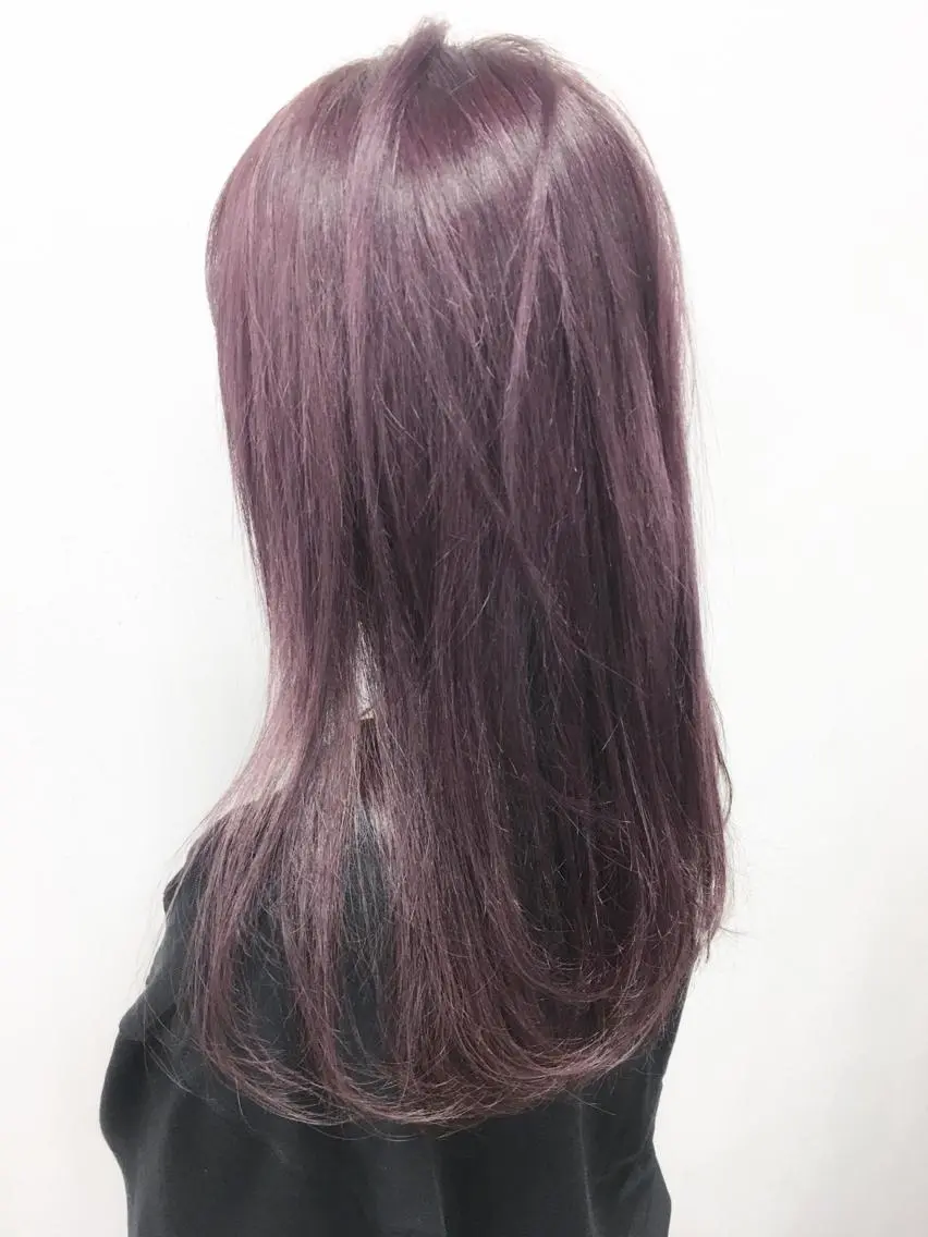 ロング カラー シールエクステ エクステ エクステの神様 ▫️原島ユウヤ▫️のヘアスタイル