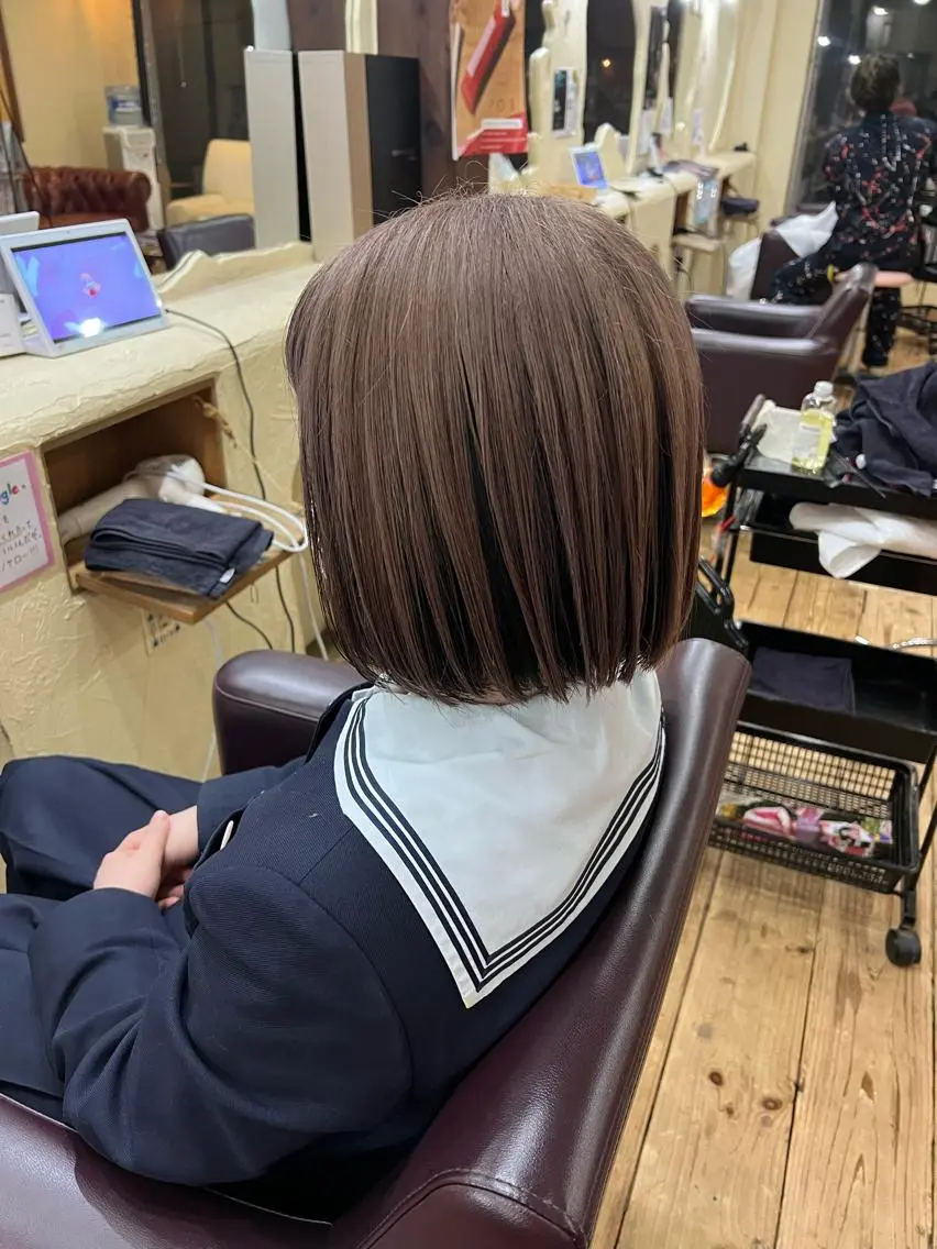 ショート カラー ヘアアレンジ 「sumi」 AMIのヘアスタイル