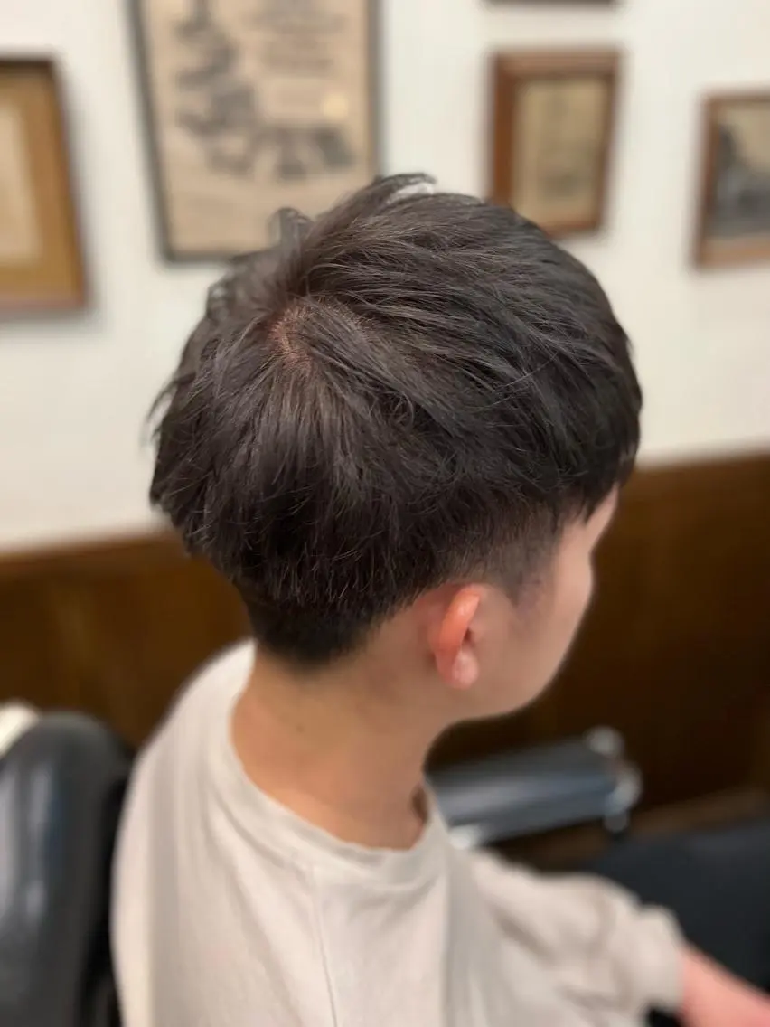 ショート メンズ 猪井 明のヘアスタイル