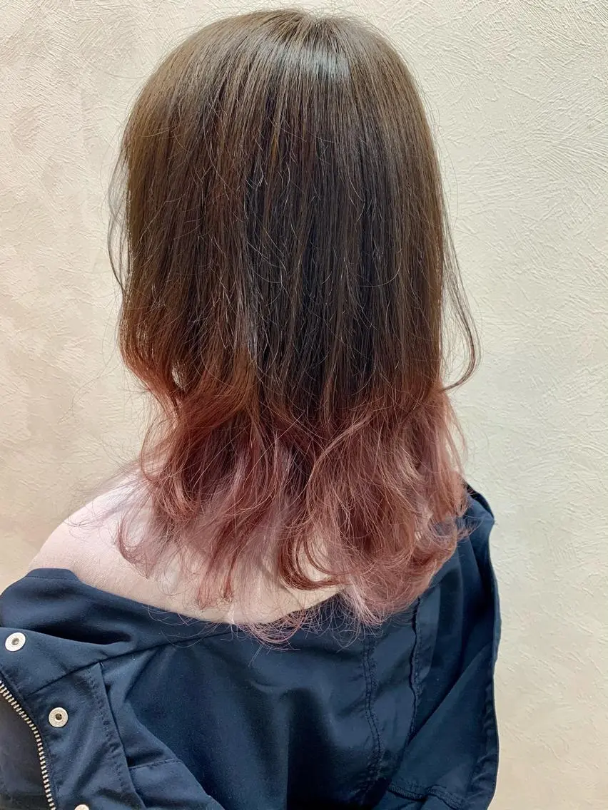 セミロング カラー 透明感カラー カット ヘアカラー トリートメント 加藤 産休につき8月末までのヘアスタイル