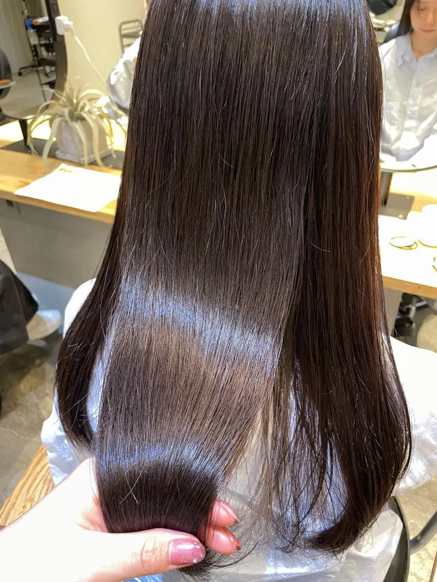 ロング カラー 💘韓国レイヤー上 品カラーruru💘のヘアスタイル