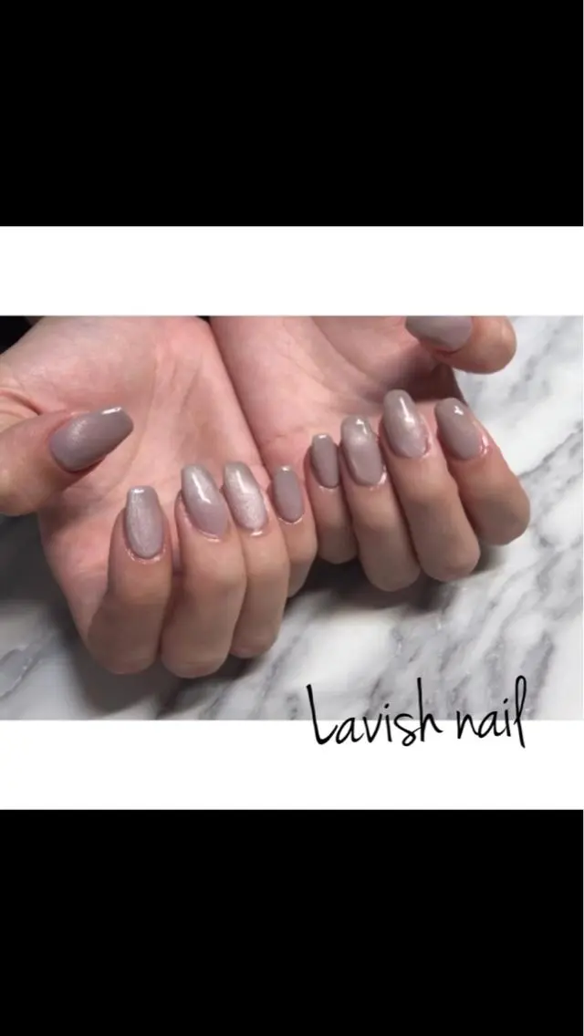 ネイル マグネットネイル ハンドネイル Lavish nailのネイルデザイン