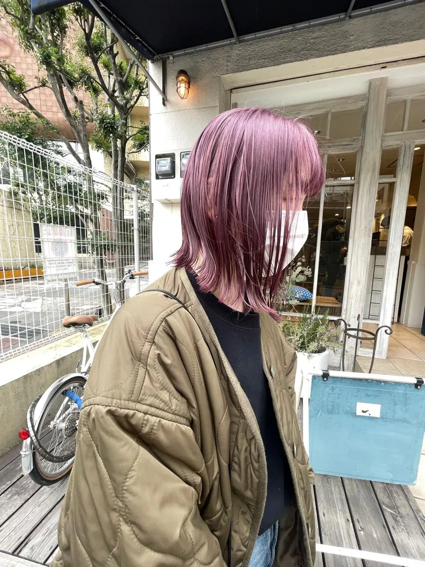 ショート カラー 🙃 透明感カラー/ボブのヘアスタイル