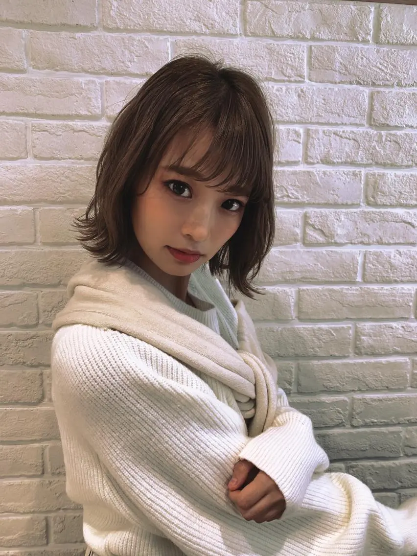 ショート カラー カット ヘアカラー なりたいが叶う ながしまじゅんきのヘアスタイル
