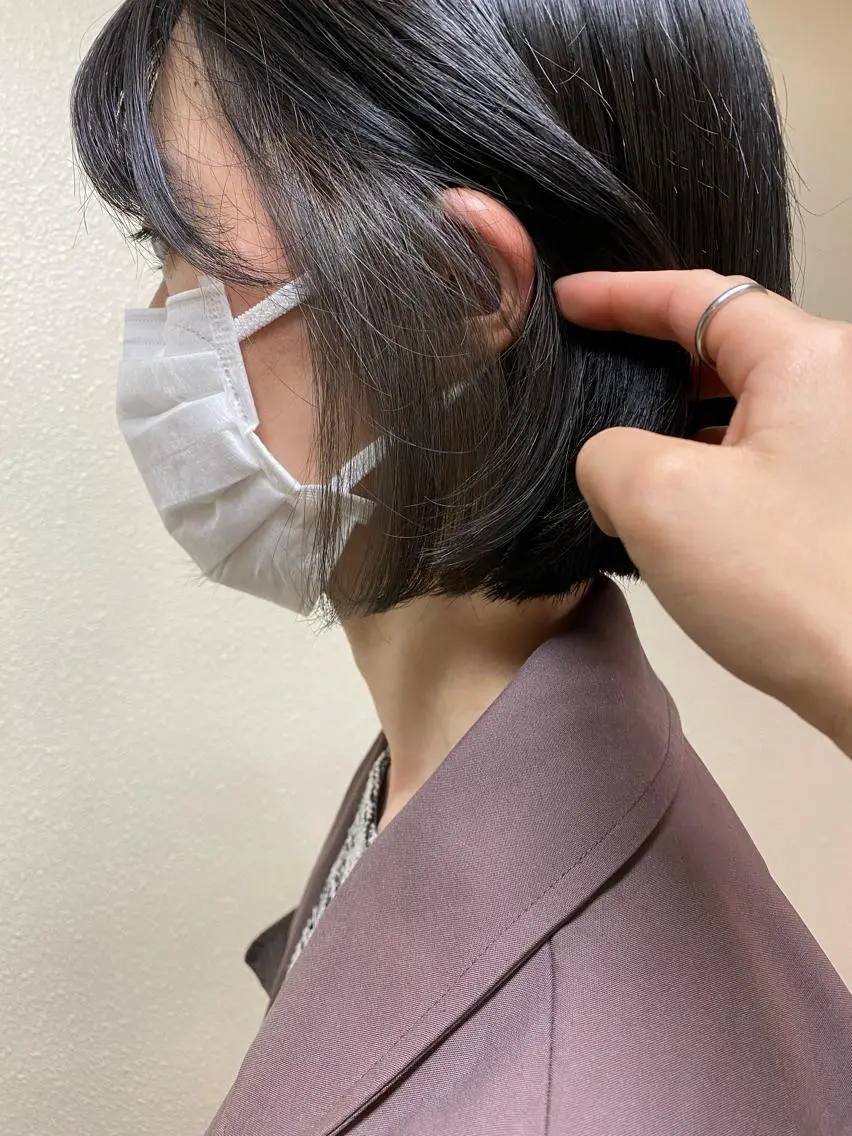 ショート カラー 縮毛矯正/艶カラー/ ikedaのヘアスタイル