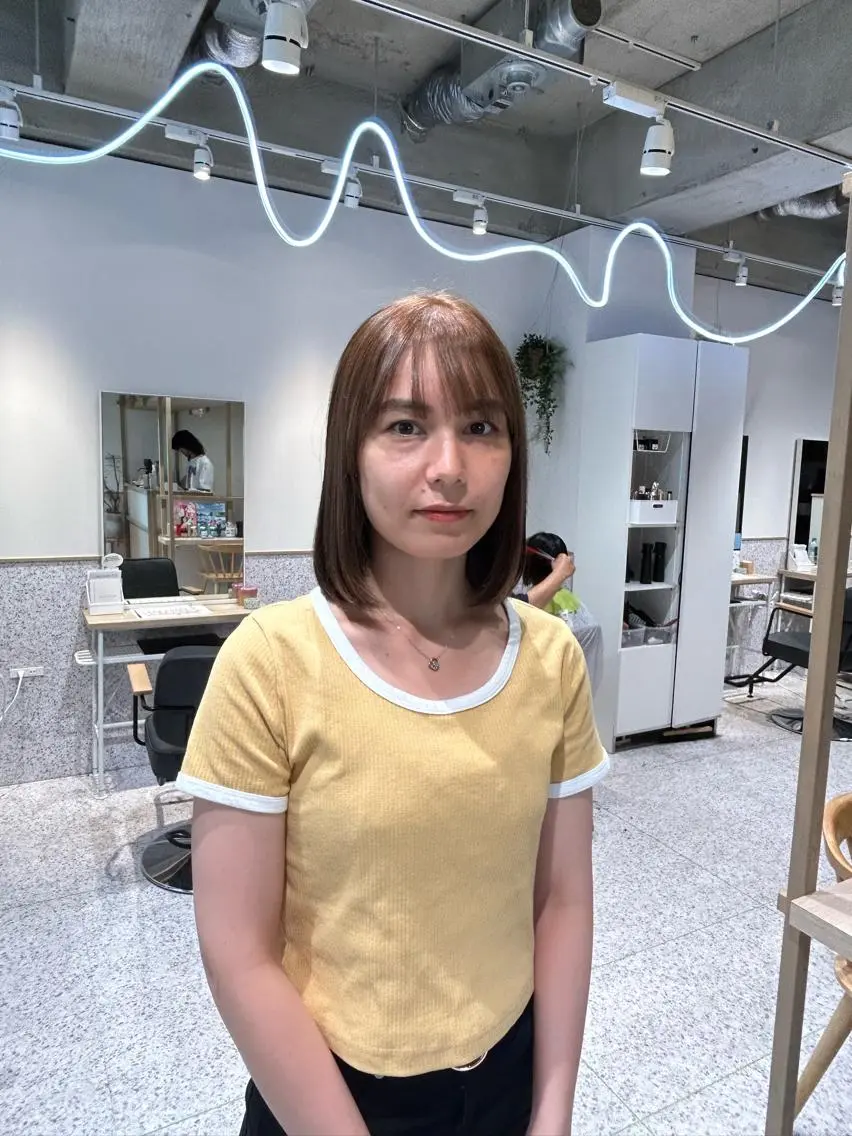 ミディアム カラー ヘアアレンジ ♡ハイトーン★ ネイル/しの♡のヘアスタイル