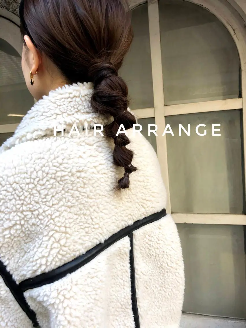 ロング カラー パーマ キッズ 子どものヘアアレンジ オトナヘア🌸 harukaのヘアスタイル
