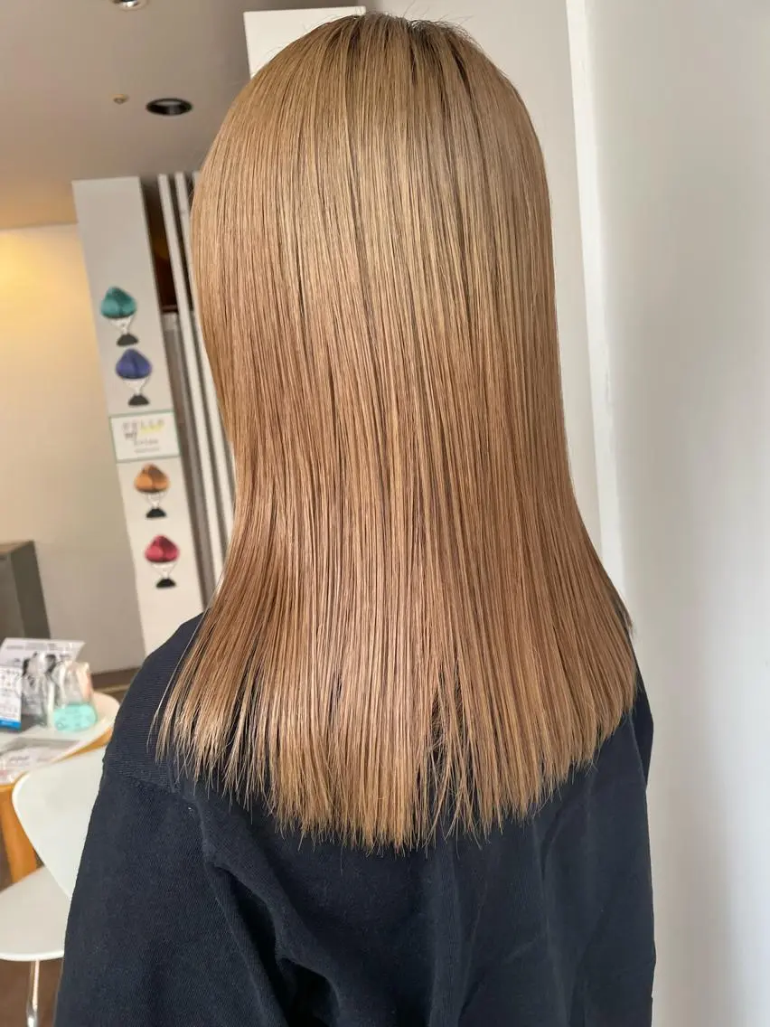 ロング トリートメント 酸熱トリートメント トリートメント ナチュラルカラー 児玉優香のヘアスタイル