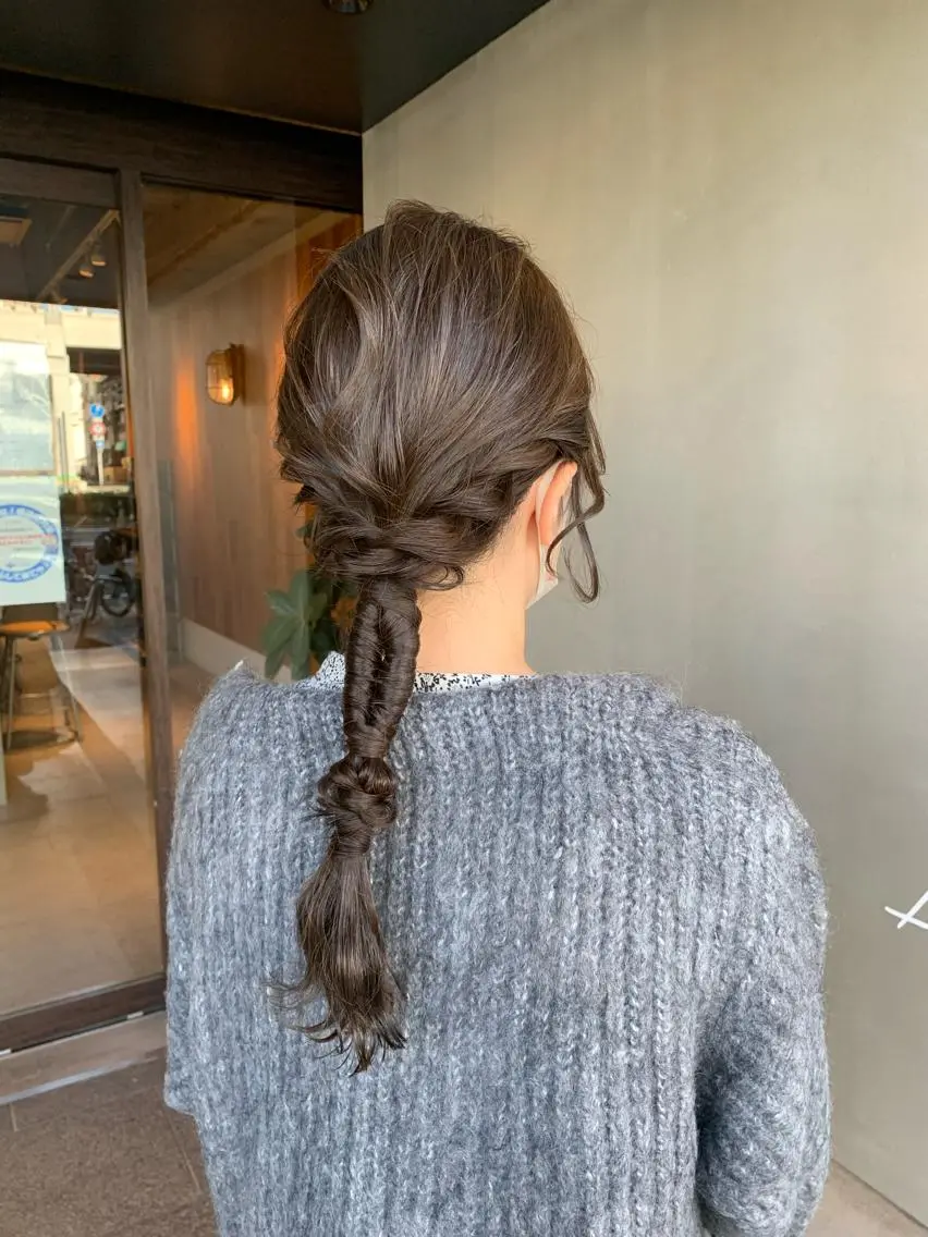 ロング ヘアアレンジ ヘアセット ピンクカラー/ mana🎀のヘアスタイル