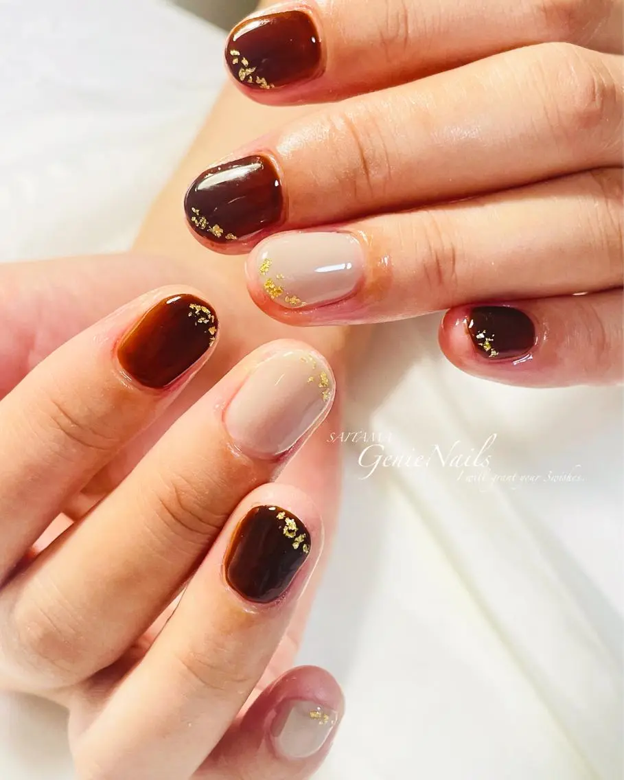 ネイル ニュアンスネイル Genie Nailsのネイルデザイン