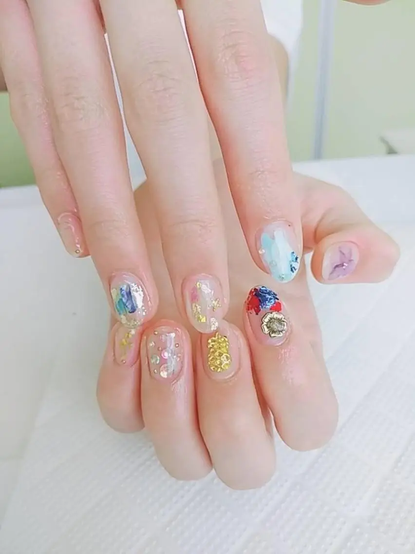 ネイル 持ち込み プライベートサロン Rosy Lilyのネイルデザイン