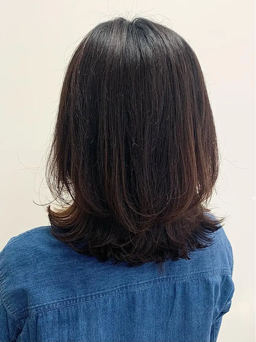 ミディアム 倉持美雪 ＊幸せの伝導師＊のヘアスタイル