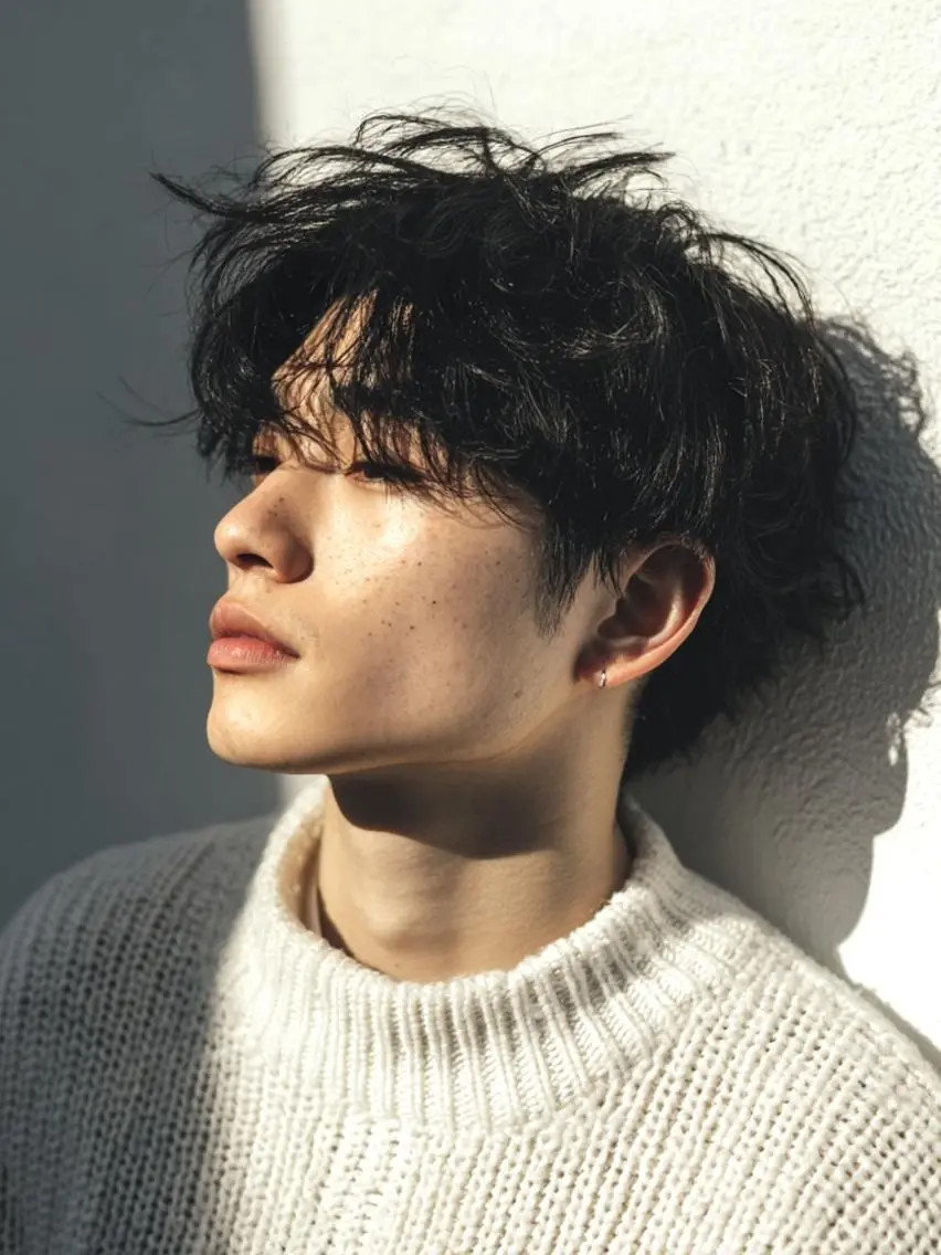 ショート カット パーマ 💫お呼ばれヘア💫 men's✨ともえ✨のヘアスタイル