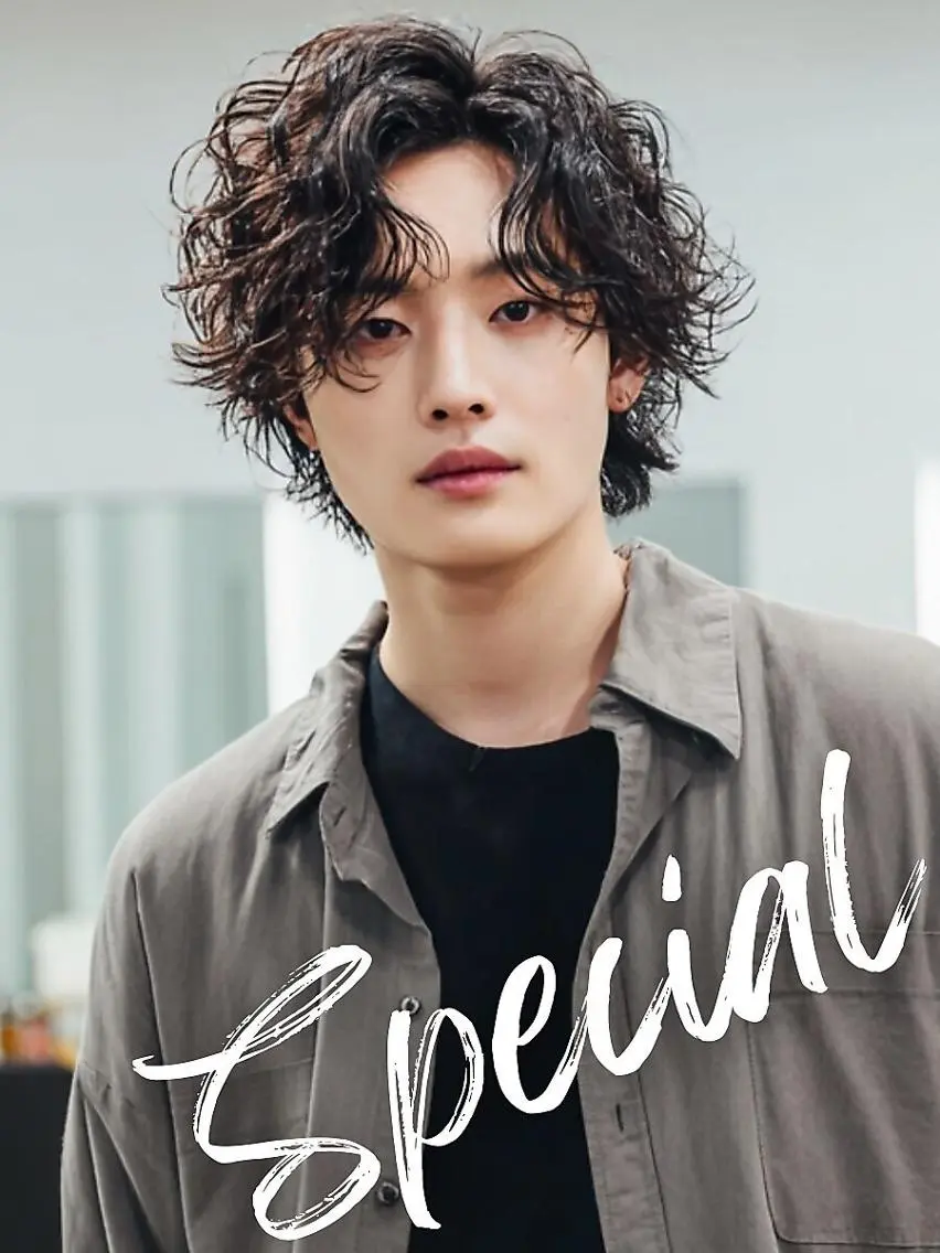 ショート メンズ パーマ カット 💎大石 久琉美💎のヘアスタイル