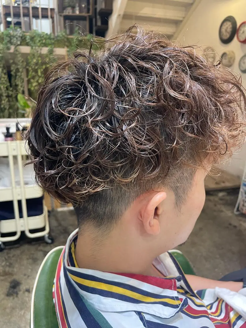 パーマ メンズ メンズパーマ 佐藤 良祐のヘアスタイル