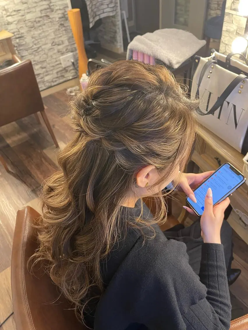 ロング ヘアアレンジ hair make  Lucciのヘアスタイル
