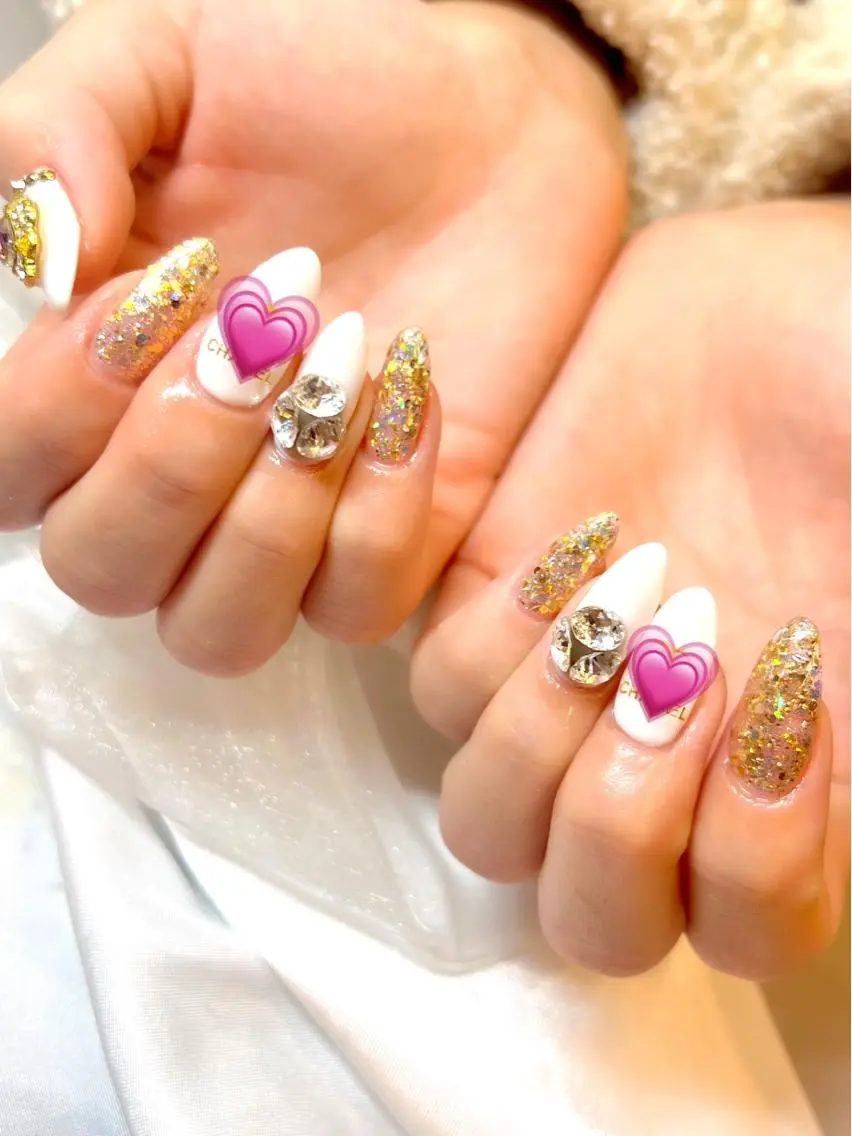 ネイル アートネイル オーロラネイル ジェルネイル 韓国ネイル ロングネイル ハンドネイル clover nailのネイルデザイン