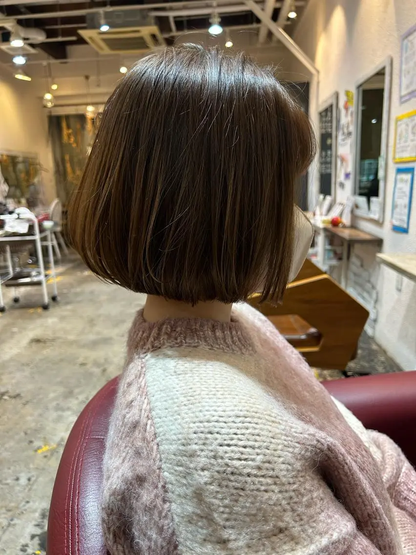 ショート ボブ 佐藤 良祐のヘアスタイル