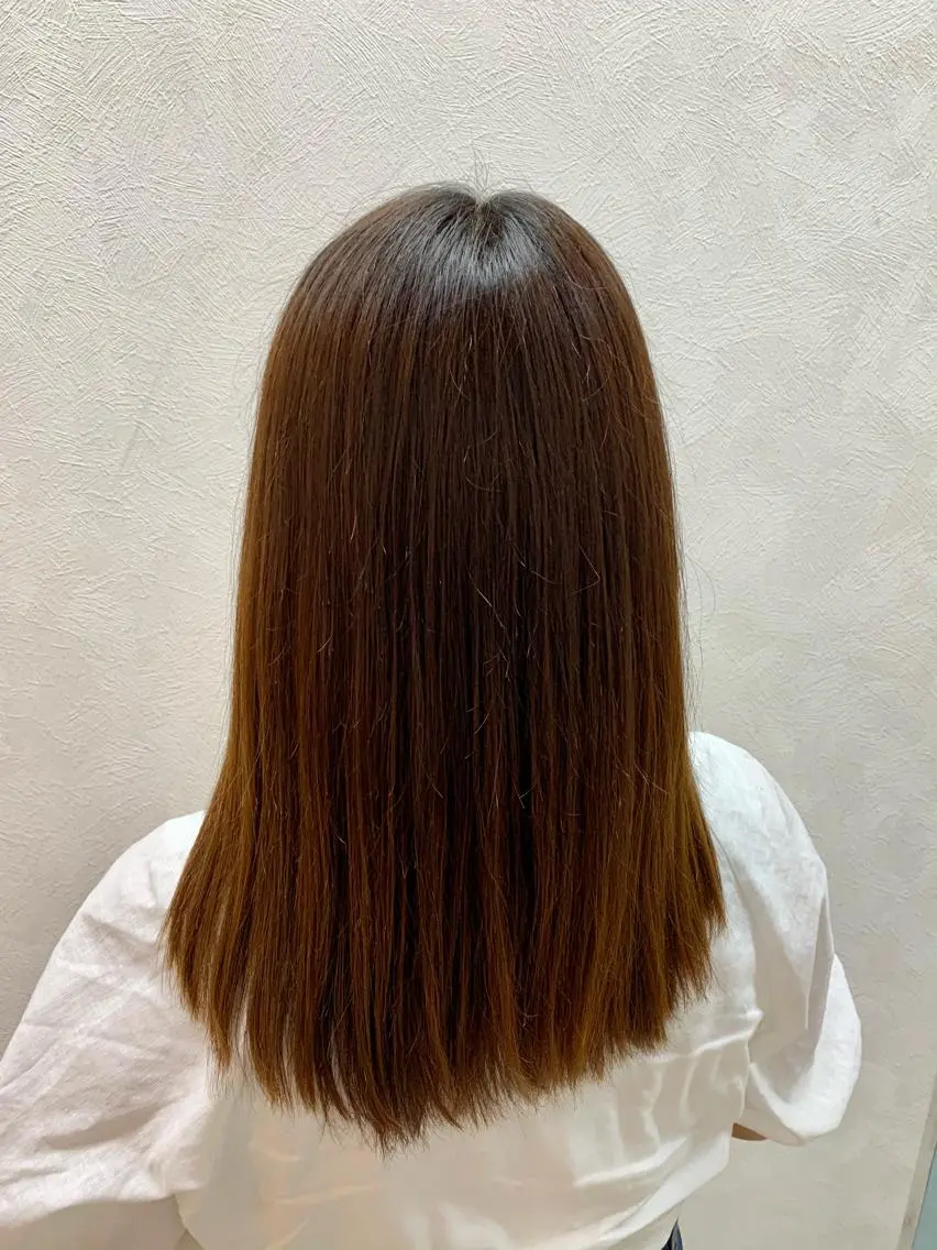 セミロング 加藤 産休につき８月末までのヘアスタイル