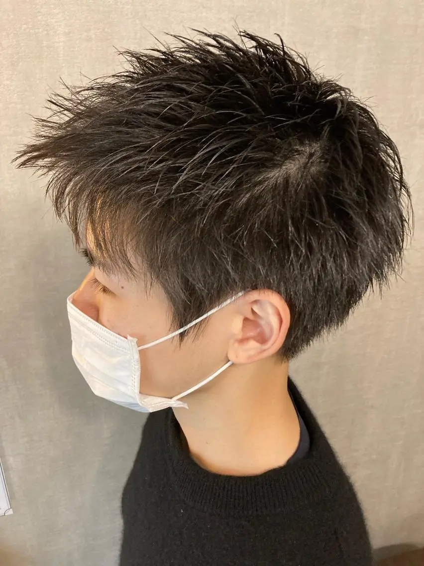 ショート メンズ ショートヘア カット 完全個室マンツーマン メンズサロン草野貴樹のヘアスタイル