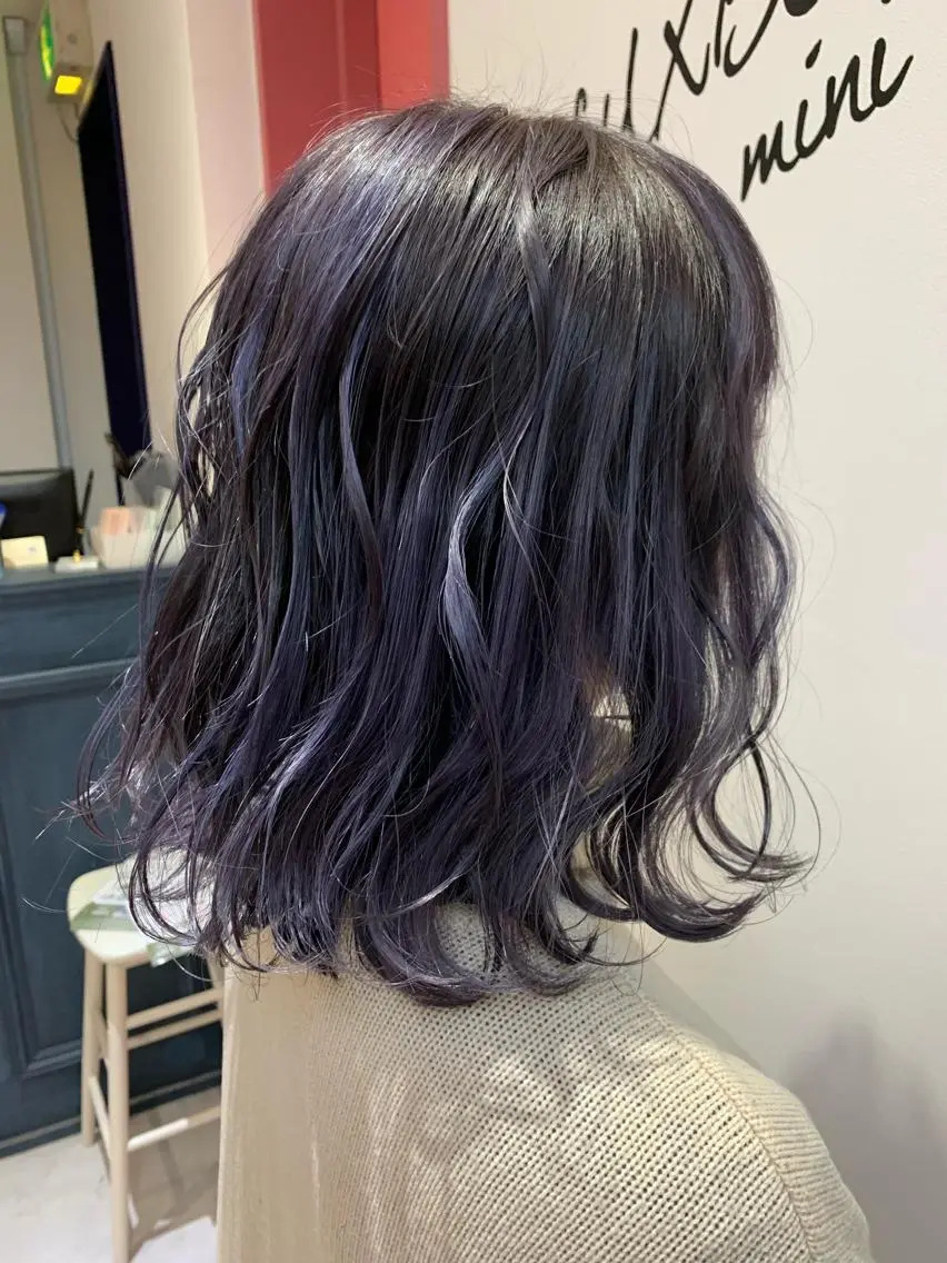 ミディアム カラー バレイヤージュ レイヤーカット 韓国レイヤー×艶髪 ハイトーンRyukiのヘアスタイル