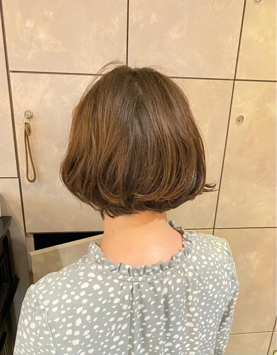 ショート ショートボブ ボブ くせ毛 ショートヘア SHOTA OAK恵比寿/代官山のヘアスタイル