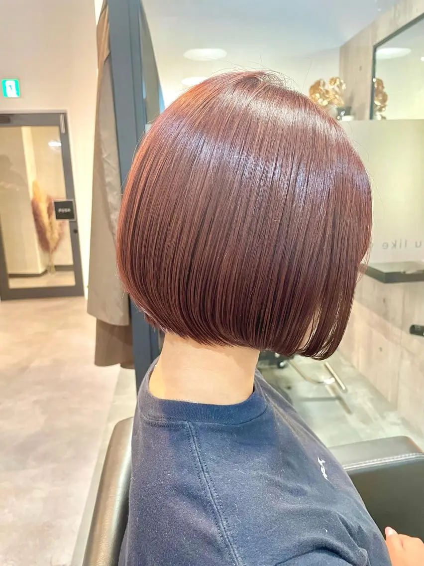ショート カラー カット ヘアカラー 👑髪質改善カラー 中垣斗希のヘアスタイル