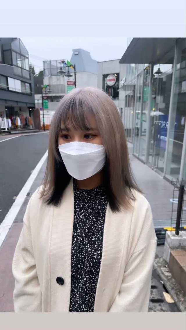 セミロング カラー ヘアカラー モテ髪提案します💕 髪質改善宗一郎のヘアスタイル