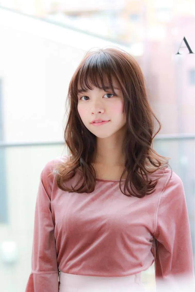 セミロング カラー アッシュ アッシュブラウン ブラウンカラー 今井 三智也のヘアスタイル