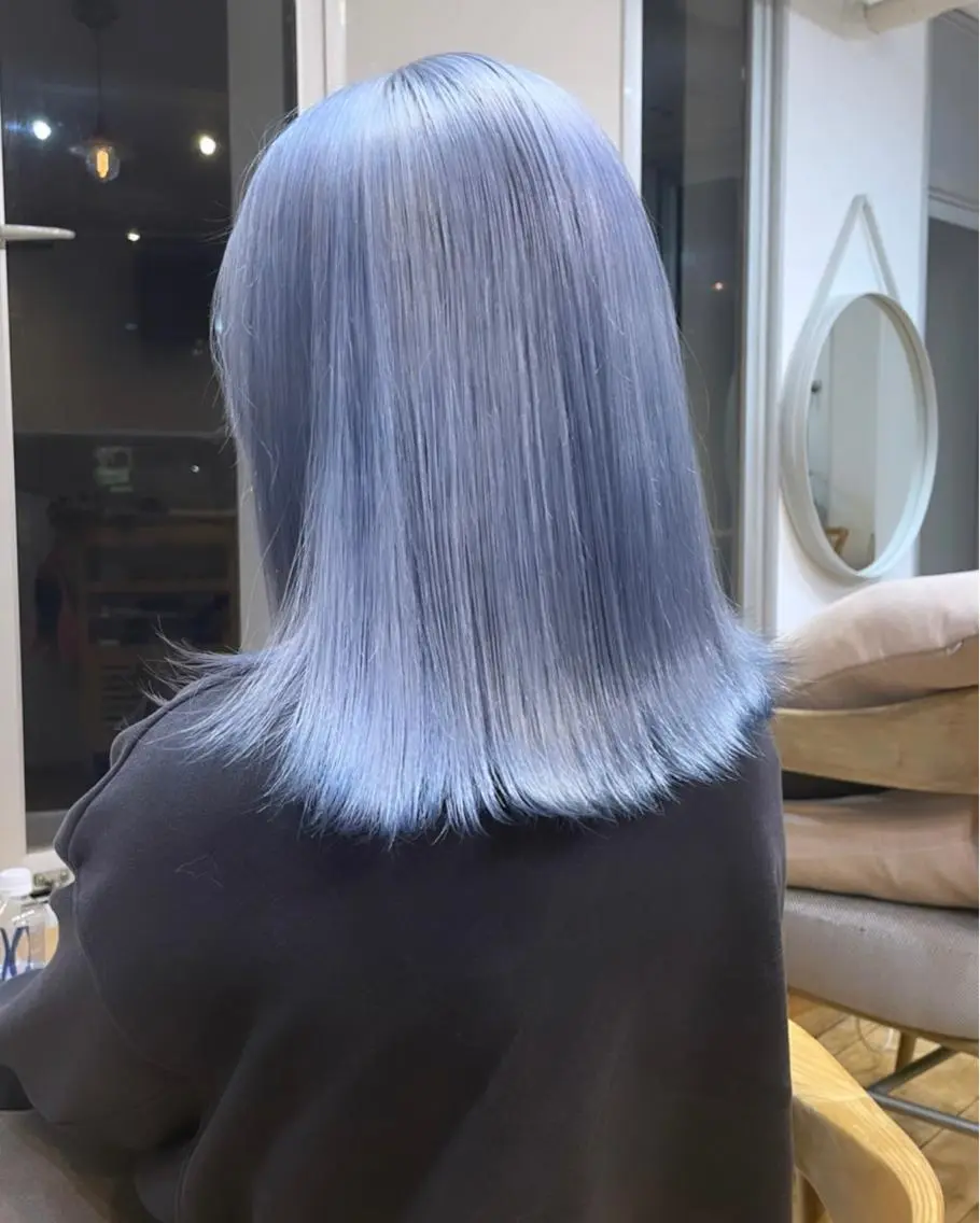 ロング カラー ヘアアレンジ ネイル マツエク・マツパ アイブロウ 失敗しないハイトーン ✨ミルクティー/ミワのヘアスタイル