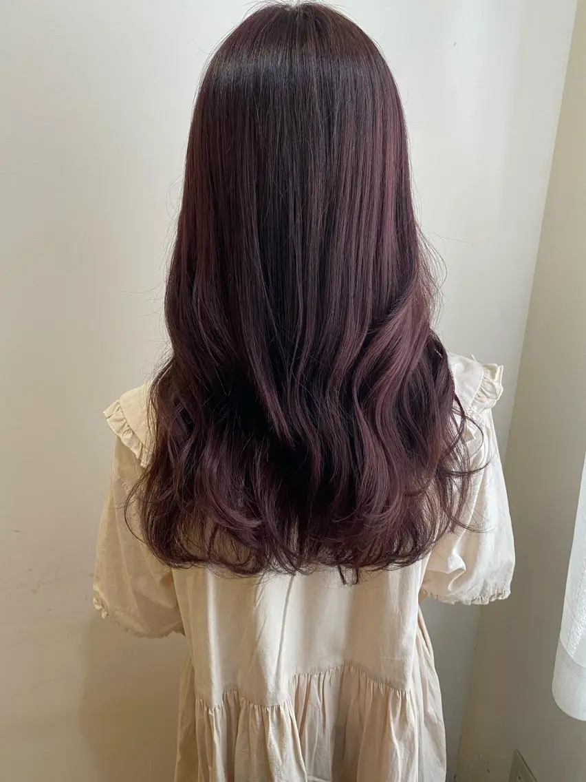 ロング カット ヘアカラー トリートメント 似合わせレイヤーカッ ト🩶瀧本美咲のヘアスタイル