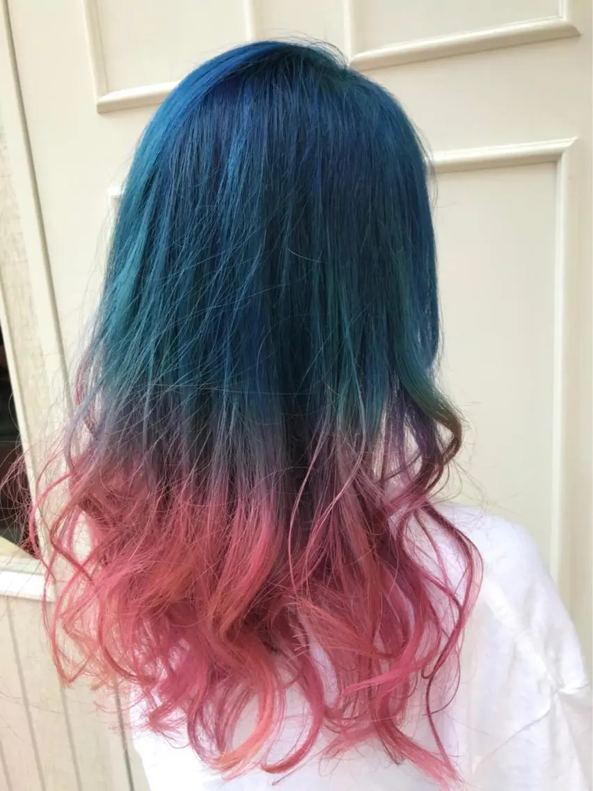 セミロング カラー ピンクカラー 🫟Blanco🫟 Color&Careのヘアスタイル