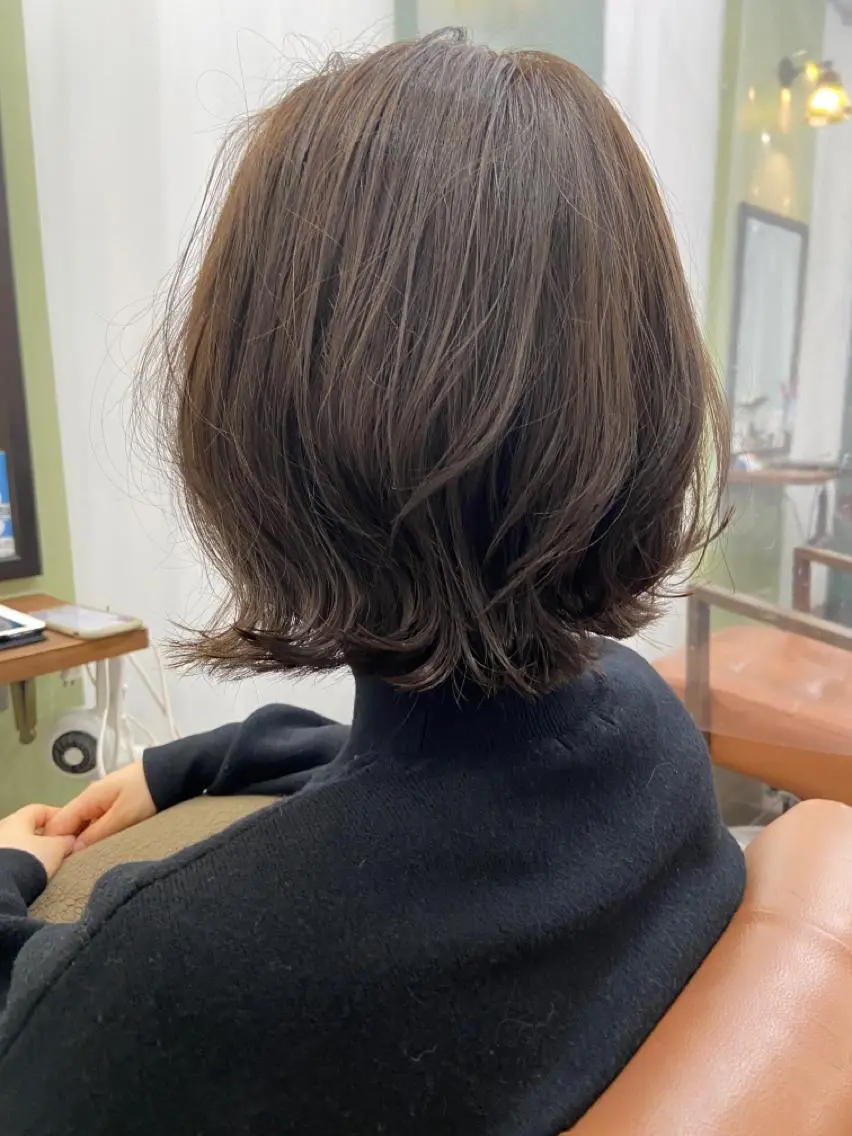 ショート カラー パーマ ヘアアレンジ メンズ キッズ ネイル マツエク・マツパ くびれヘア ショートヘア ショートネイル 久木原 ゆりのヘアスタイル