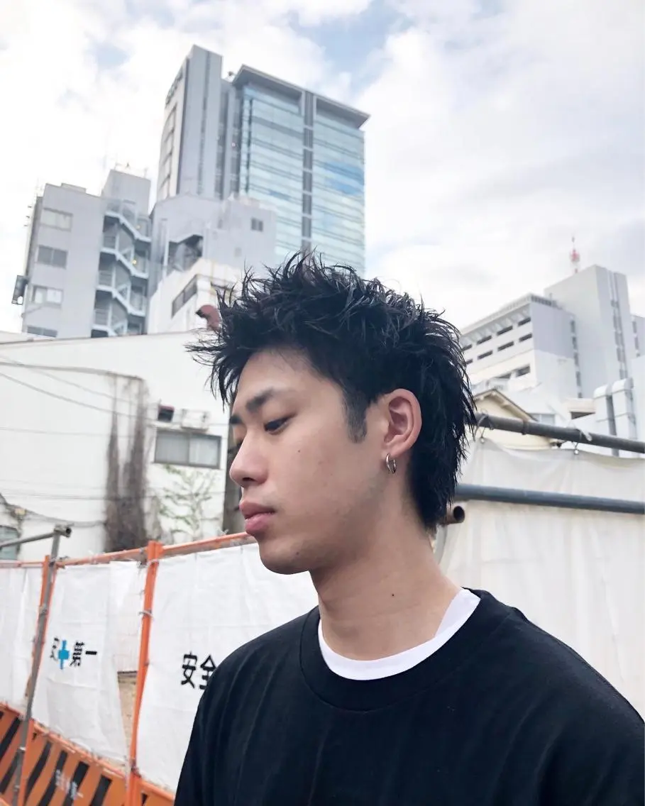 ヘアアレンジ メンズ メンズウルフカット ウルフカット カット トリートメント ヘアセット メンズ特化✂️栗原 侑也のヘアスタイル