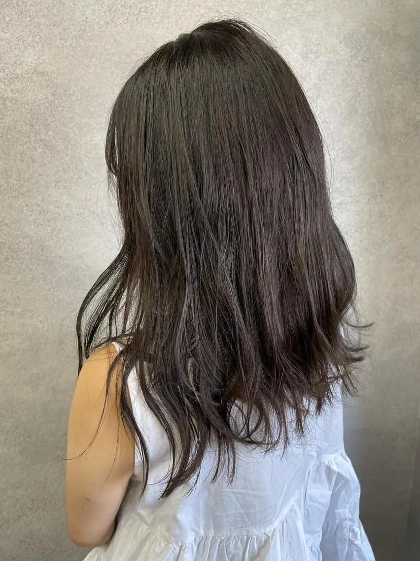 カラー ショートボブ アッシュ アッシュブラウン バレイヤージュ ブリーチ メンズヘアのカリスマ 北地　空のヘアスタイル