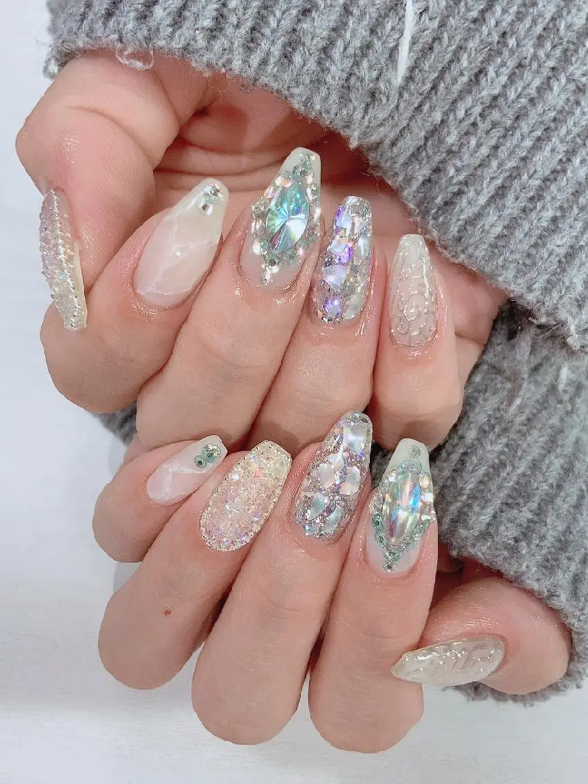 ネイル ハンドネイル ･:*+.✳︎˚✧₊ MAKI NAILのネイルデザイン