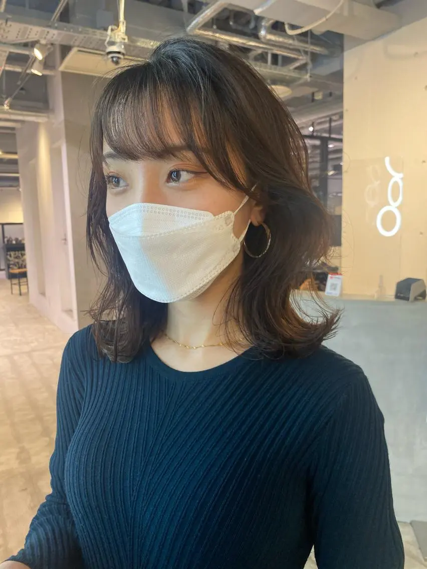 ミディアム レイヤーカット 浦和美容室 スタイリスト🌼ゆきのヘアスタイル