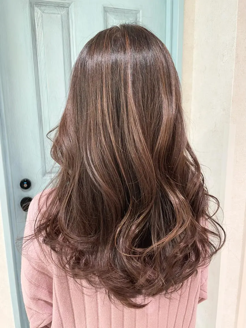 ロング カラー ヘアカラー トリートメント ✨酸性ストレート✨ 南川だいさくのヘアスタイル