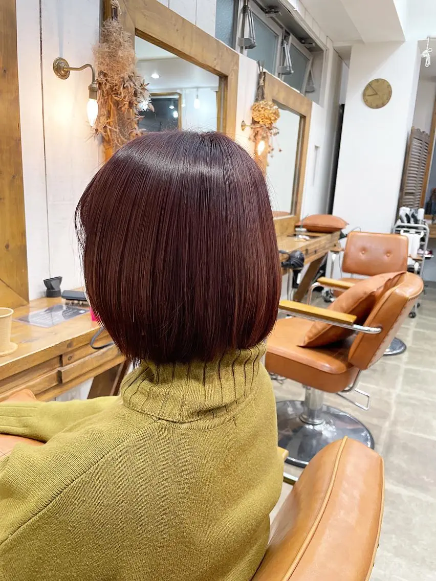 ショート カラー ショートボブ ハンサムショート ブリーチ ブリーチなしカラー ボブ カット ヘアカラー 👑銀座ショート/ 絶壁補正/金子涼👑のヘアスタイル