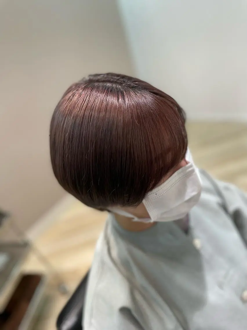 ショート カラー ブリーチ ラベンダーカラー 色川 優斗《髪質改善》のヘアスタイル