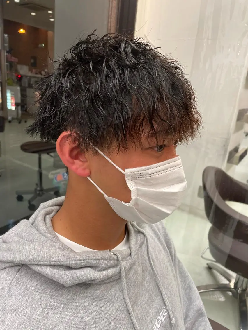 パーマ メンズ 川上 紗也加のヘアスタイル