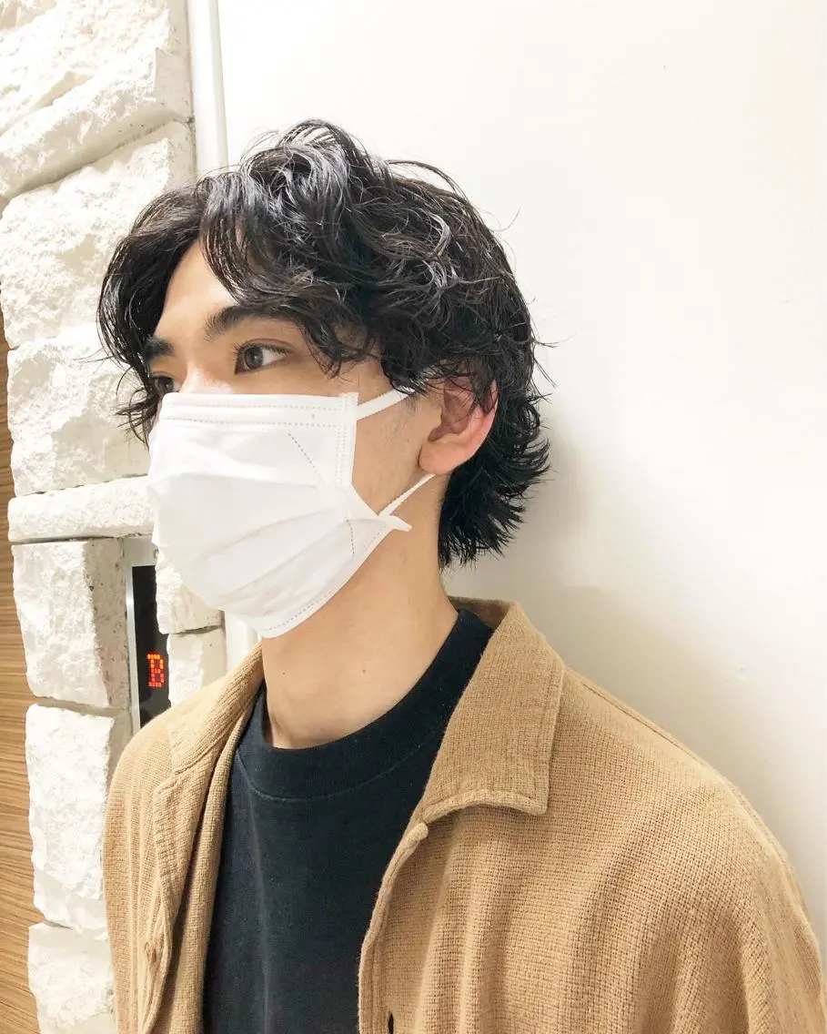 パーマ ヘアアレンジ メンズ カット パーマ トリートメント ヘアセット メンズ特化✂️栗原 侑也のヘアスタイル