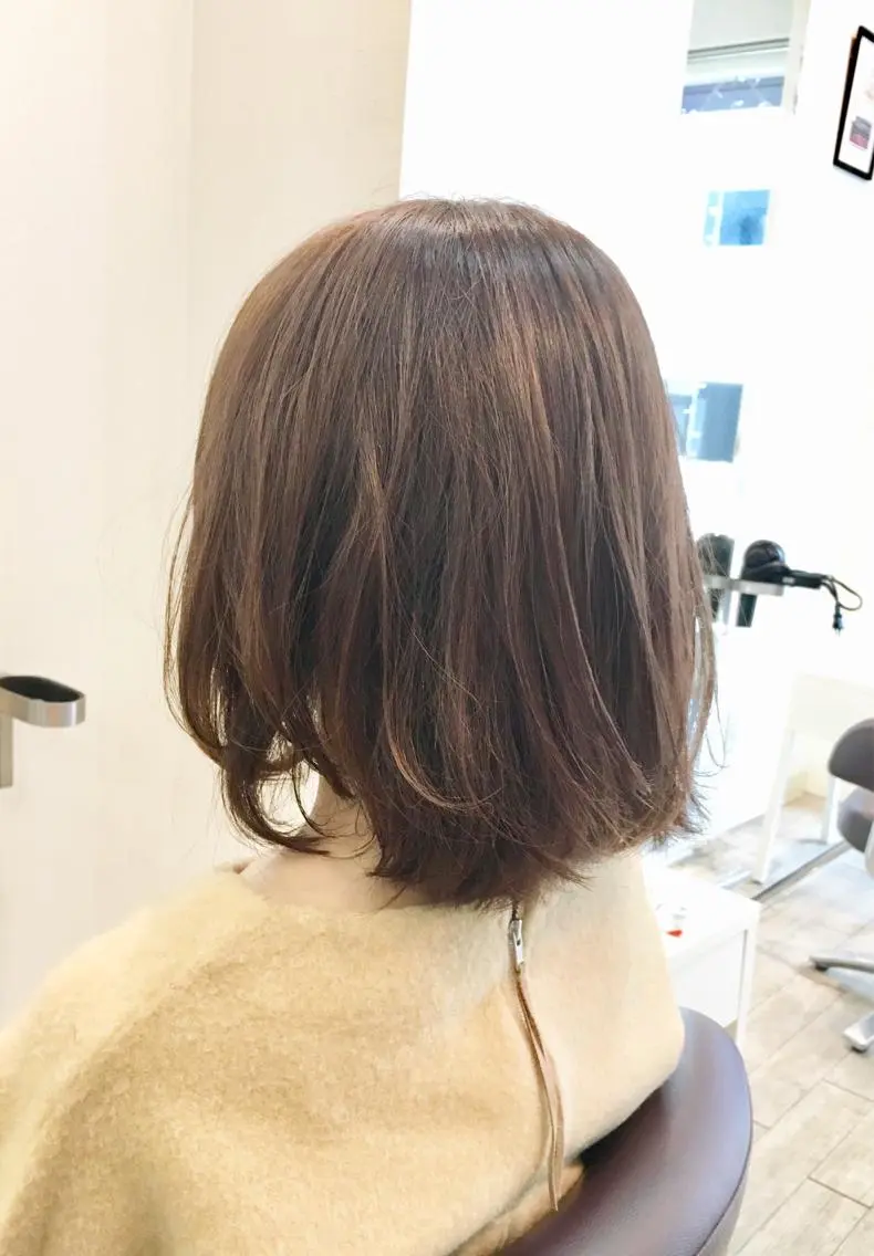 ショート カラー アッシュ ラベンダーカラー ラベンダーアッシュ ボブ 中村 よしひでのヘアスタイル
