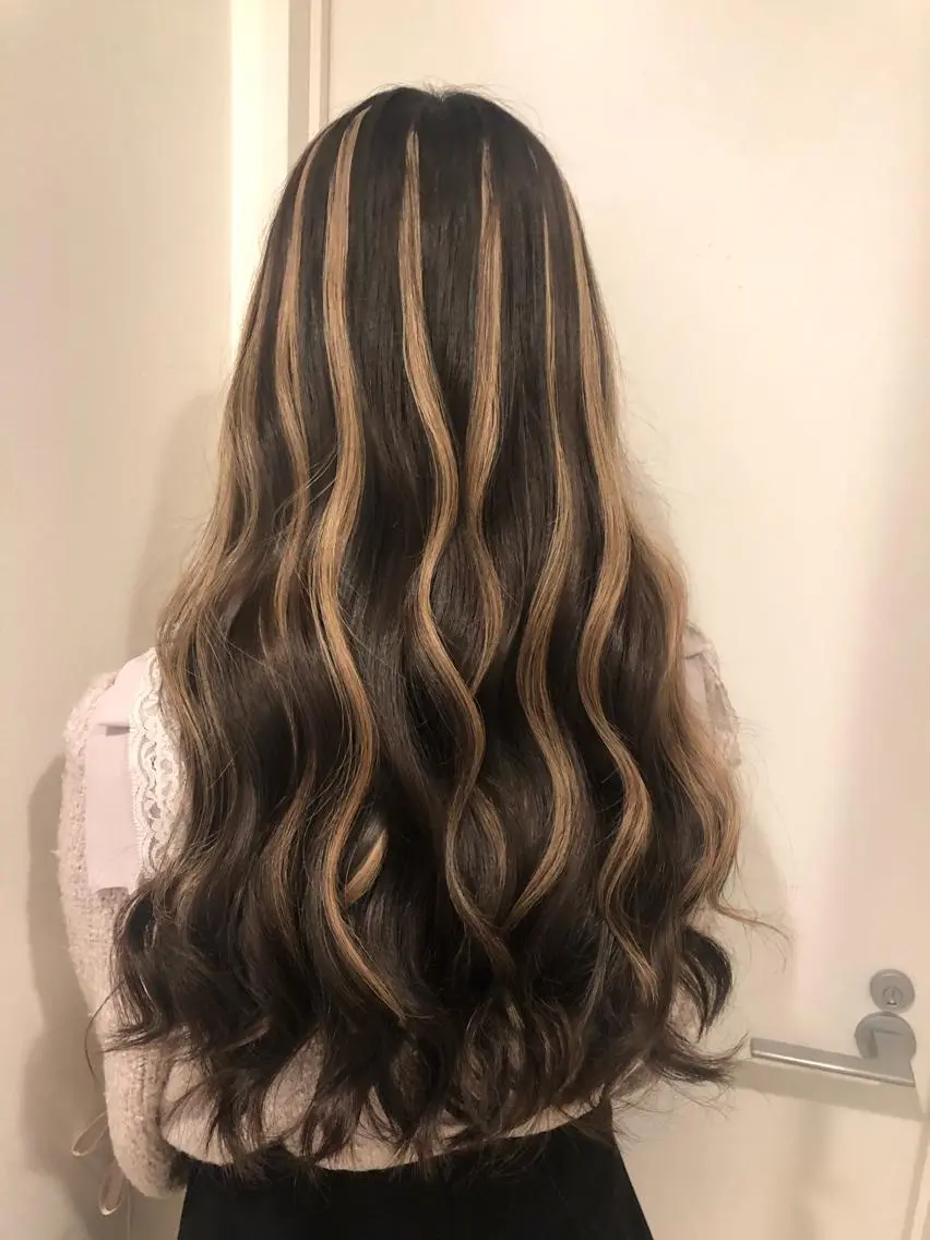 ロング カラー エクステ 🧡艶髪/エクステ 🫧🧡YUKI❄️のヘアスタイル