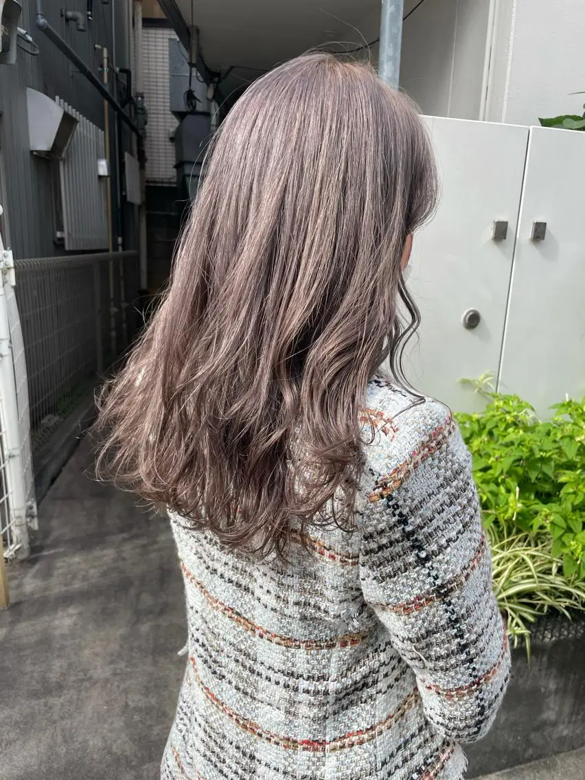 ロング カラー ヘアカラー トリートメント 🪞透け感&韓国ヘア 🪞honokaのヘアスタイル