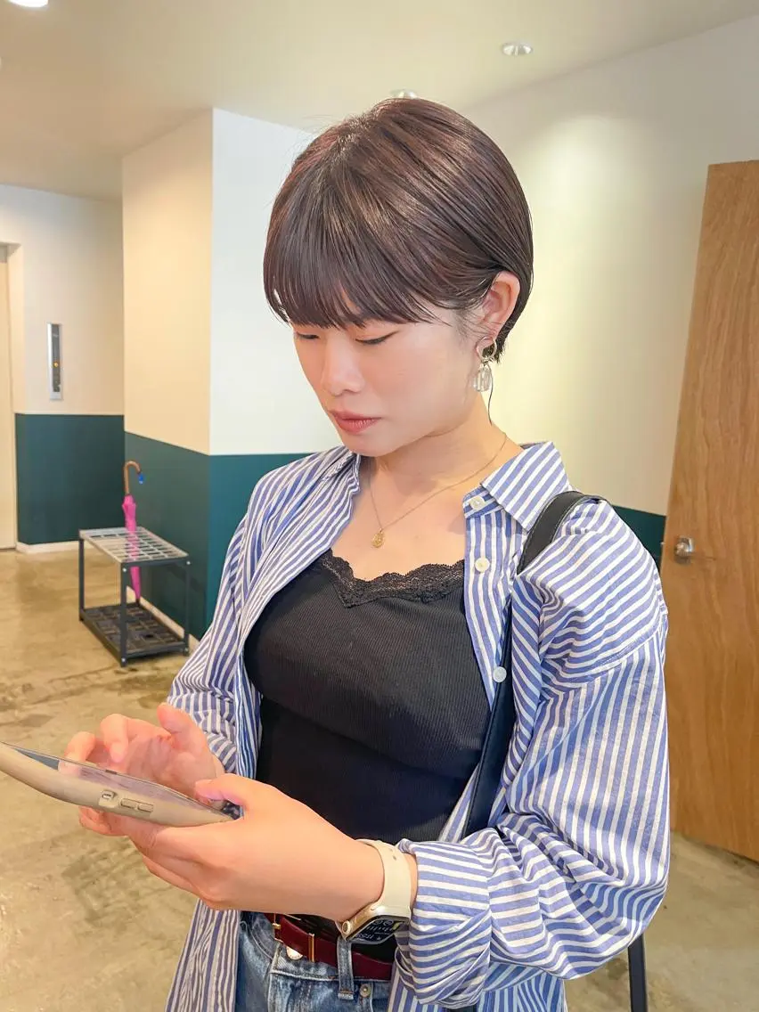 ショート カット ヘアカラー 中村瑞貴 ＊hairbraceのヘアスタイル