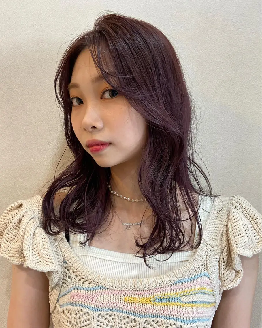 セミロング ボブ/透明感カラー 🧸YUI❤️のヘアスタイル