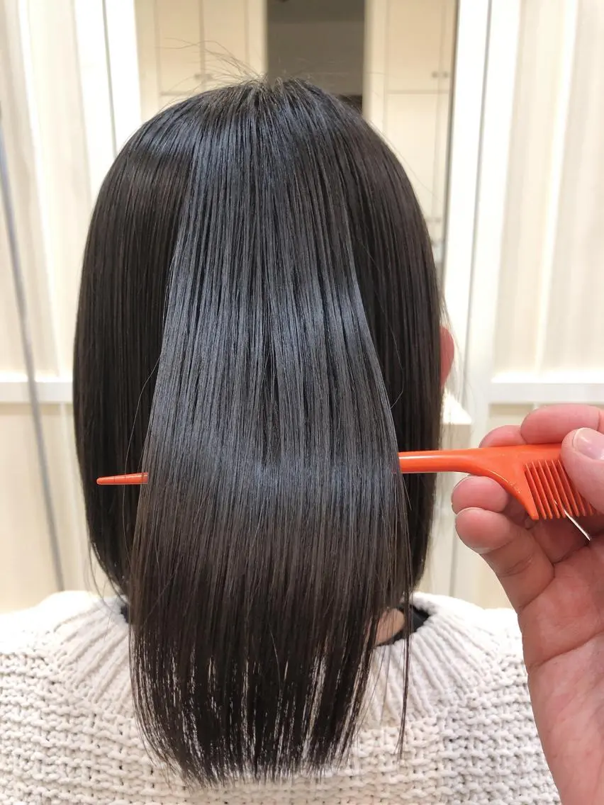 ショート パーマ ボブ 縮毛矯正 カット 縮毛矯正 トリートメント 須賀 一美のヘアスタイル
